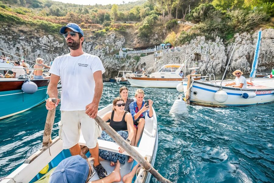 Sorrento: Exclusive Capri Boat Tour and Optional Blue Grotto - Timing, wind, and where to sit for the best ride