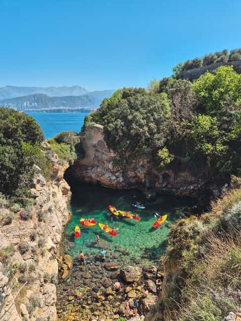 Sorrento: kayak small group tour to Bagni Regina Giovanna - Meeting at Marina Grande, then you’re on the water fast