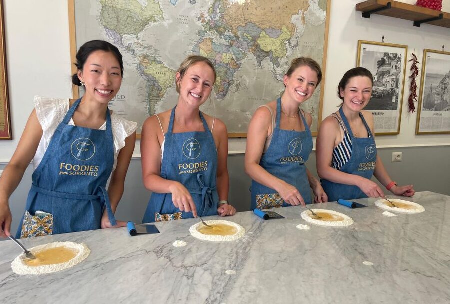 Sorrento: Pasta Masterclass with a Meal and Wine - Meet Gio and Sacha, Then Make Pasta Dough From Scratch