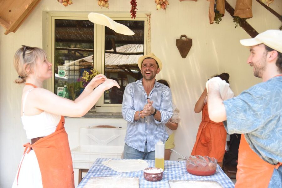 Sorrento: Pizza Lesson, Wine, and Limoncello at a Local Farm - Pizza School with a Real Family Recipe, Dough to Your Hands