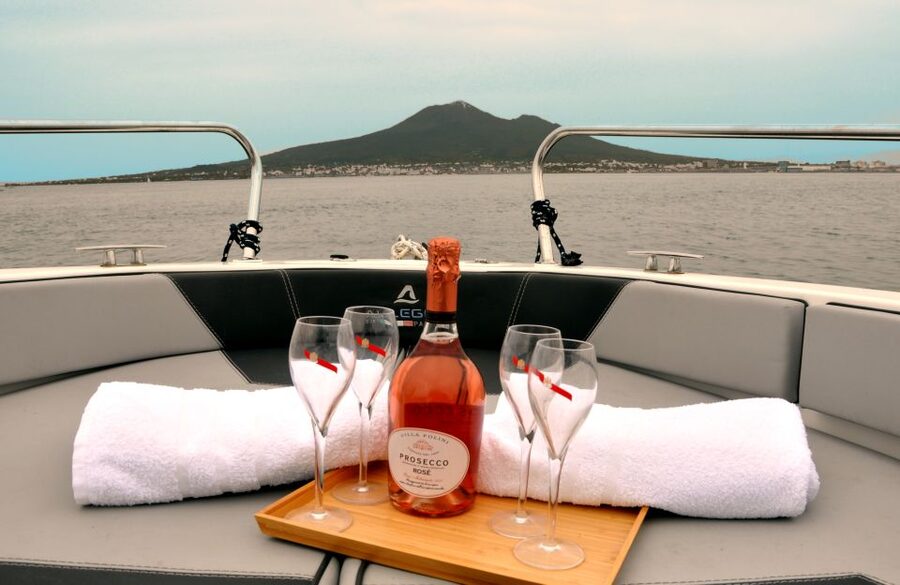Sorrento: Private Sunset Cuise with Prosecco and Limoncello - The onboard bar: prosecco, limoncello, and what you get for your money