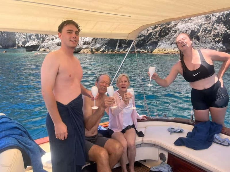 Sorrento Sunset Cruise with Aperitif on Board - From Via Marina Grande to a sunset-ready boat