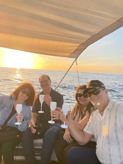 Sorrento Sunset Cruise with Aperitif on Board - Baths of Queen Giovanna, Roman ruins, and a natural seawater pool
