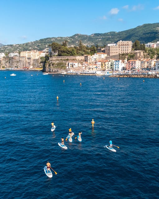Sorrento: SUP Paddleboard Tour to Bagni Regina Giovanna - The 2-hour plan: how the time is used on the water