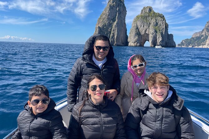Sorrentomaxiboat tours to Capri - Spiaggia di Marina Piccola: 2 hours of Capri time
