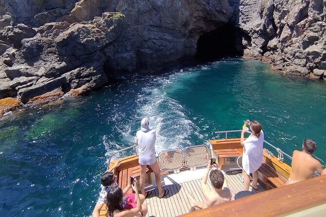 Tour of Ischia Island with Motor Yacht Rocca Corsa - Citara, Punta Chiarito, and Ischia Ponte: The Finale Views from the Water