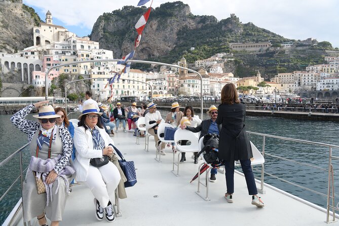 Tour on the Amalfi Coast, 4-hour cruise with aperitif - The Amalfi Coast route: towns and landmarks you see from the water