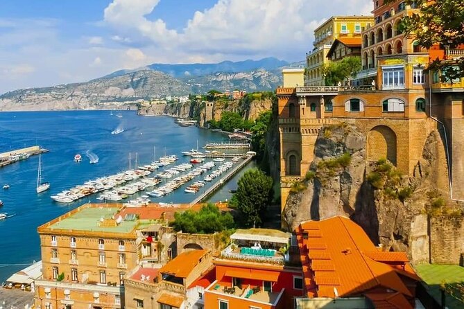 Transfers From Naples Airport Or Train Station To Sorrento - What you see from the road: Gulf of Naples views toward Sorrento