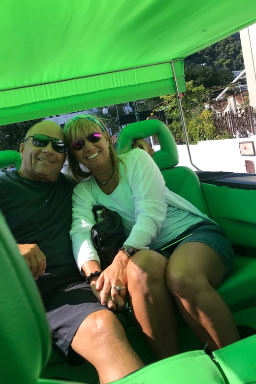 Unforgettable tour of Capri with special convertible coach - Arriving at Capri Marina Grande, then getting into a convertible taxi
