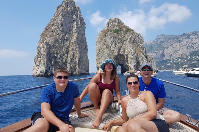 Very Small Group Capri Boat Excursion with Transfer from Positano - Price and value: $180.27 plus the €10 docking fee